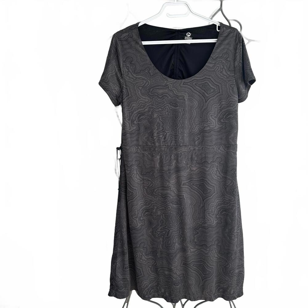 Merrell Women's Gray Outdoor Dress SelectWick Unique Map Design - XL
